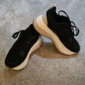 Zara Black and White Sneakers with Modern Design